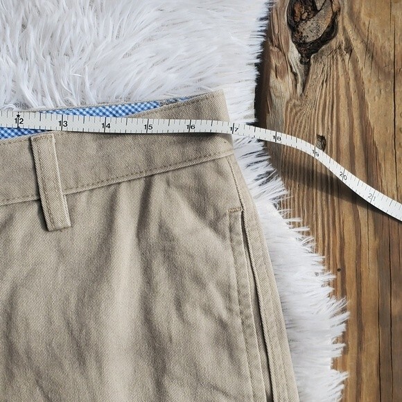 Mens Chaps Flat Front Dressy Casual Khaki Shorts wize 32 - Picture 7 of 7